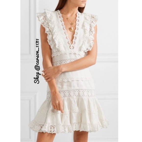 NWT Zimmermann Wayfarer Flutter Mini Dress US4 - Picture 3 of 12